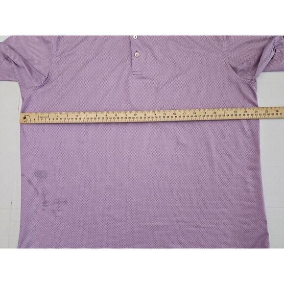 Peter Millar Summer Comfort Polo Golf Shirt Martini Glass All Over Print Large - Picture 8 of 16